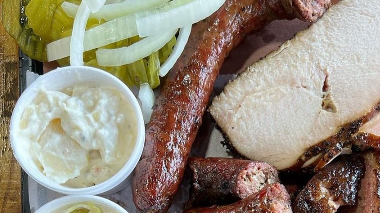 potato salad at Snow's BBQ