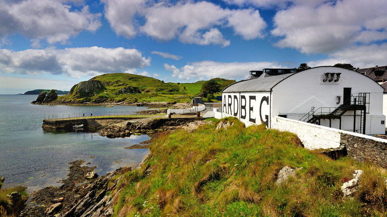 The Ardbeg distillery on isle of Islay