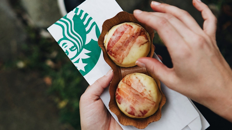 Starbucks Bacon and Gruyère Egg Bites.