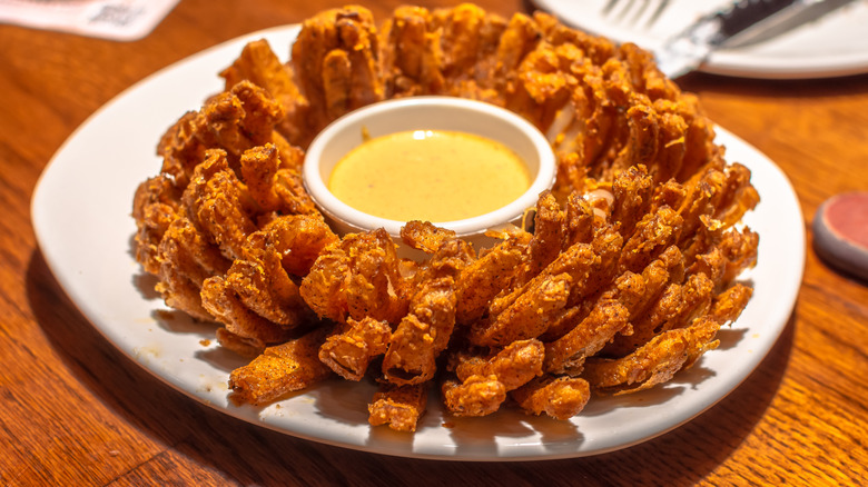 Blooming onion from Outback steakhouse