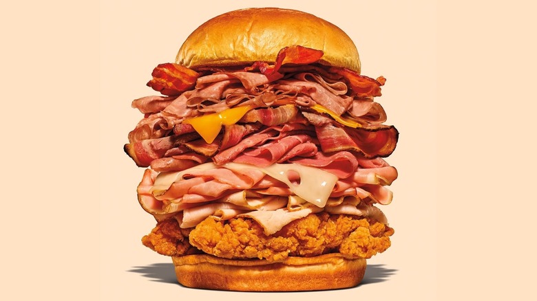 Arby's Meat Mountain sandwich.