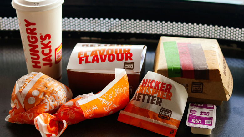 A Hungry Jack's meal.