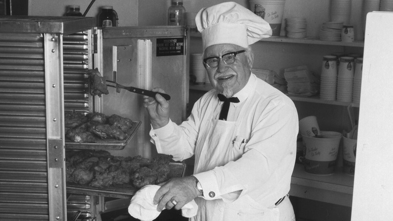 An image of Colonel Harland Sanders.