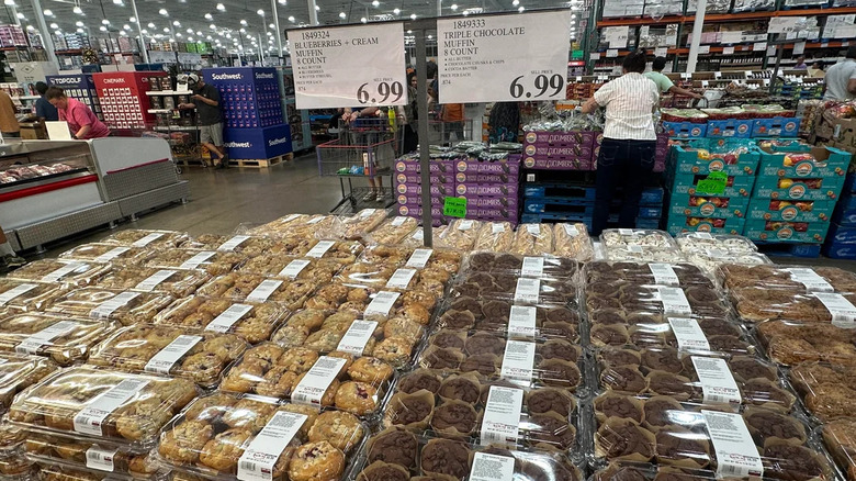 The new muffins being sold at Costco.