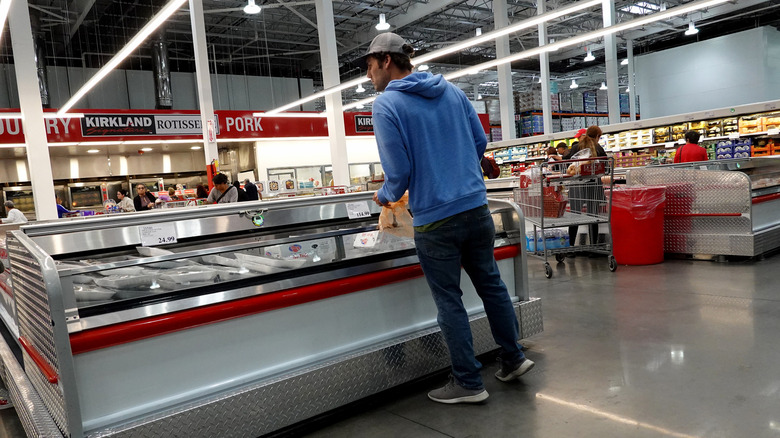 A person shopping at Costco