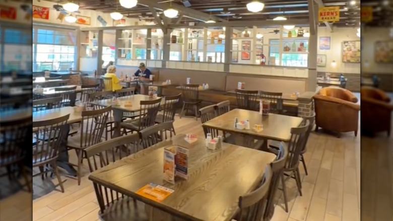 Cracker Barrel's new interior in Mount Juliet