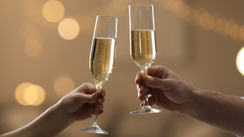Champagne toast