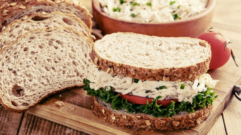 Chicken salad sandwich