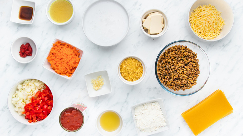 meatless lasagna ingredients