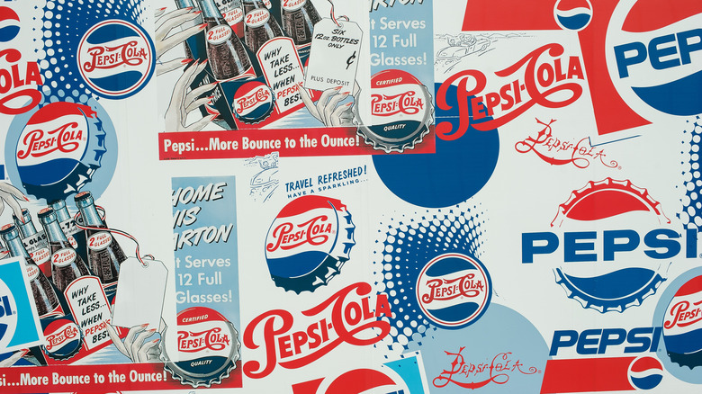 old pepsi logos