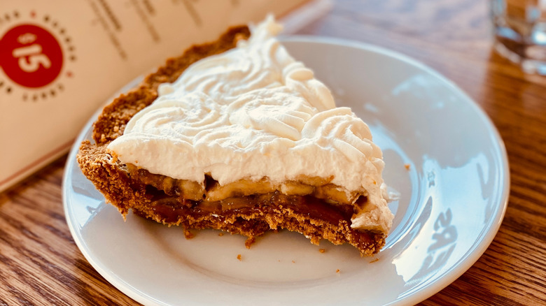 Slice of pie sold at a diner.
