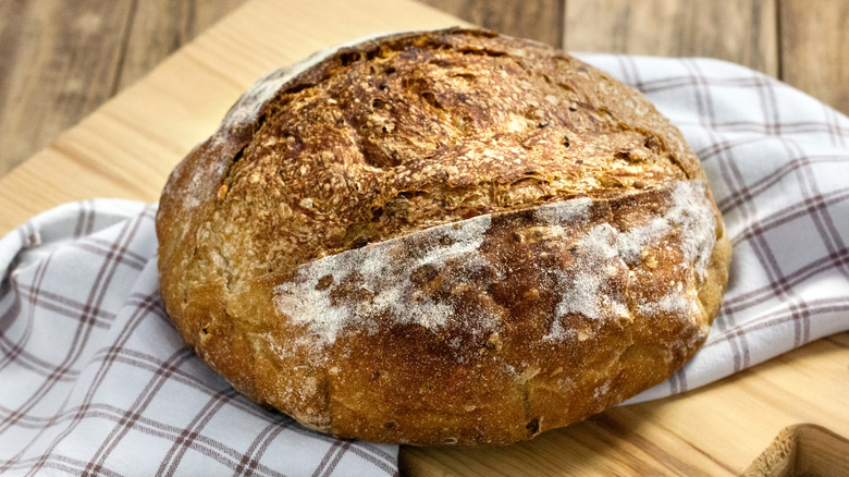 boule on a cutting board