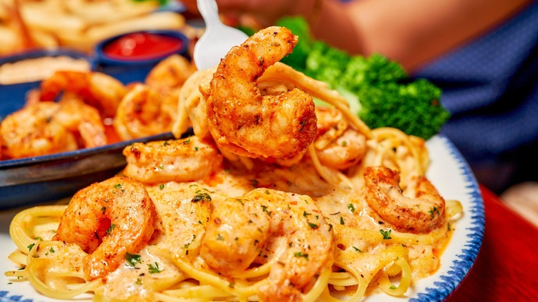 Red Lobster Cajun shrimp