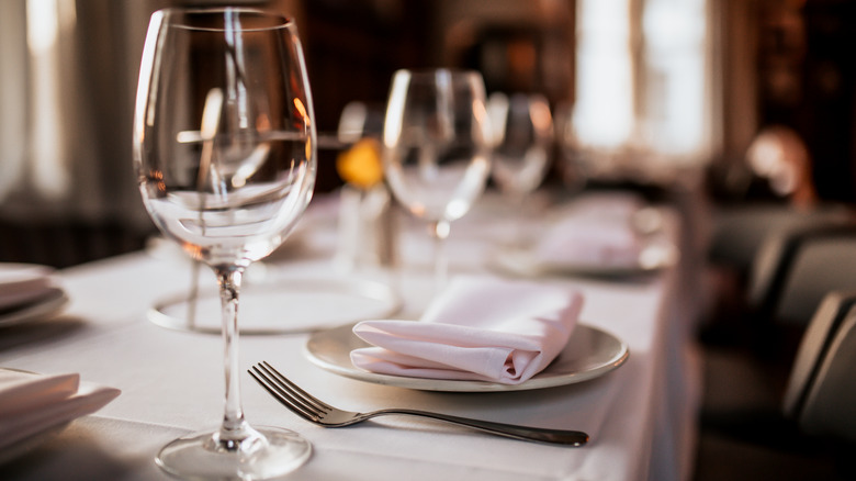 Empty reserved table