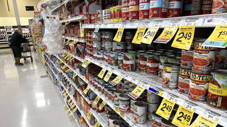 Discounts photographed at Safeway