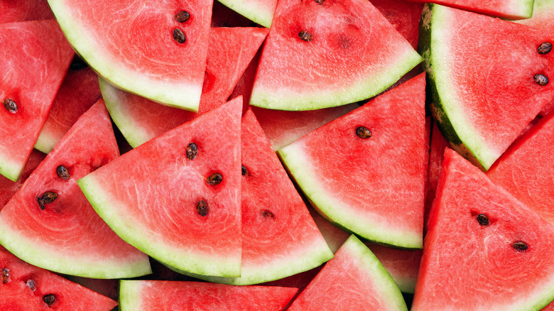 Slices of watermelon