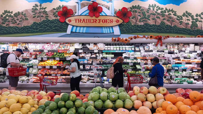 The inside of a Trader Joe's.
