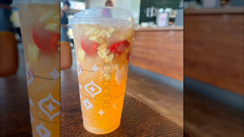 Refresher with extra fruit