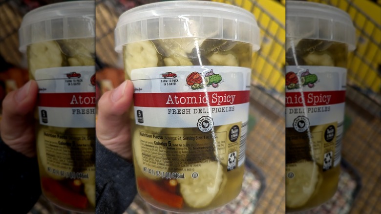 Aldi's Park Street Deli Atomic Pickle Chips