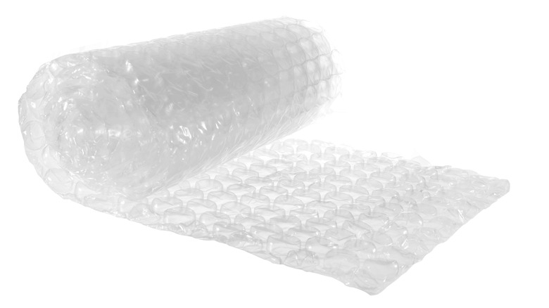 Roll of bubble wrap