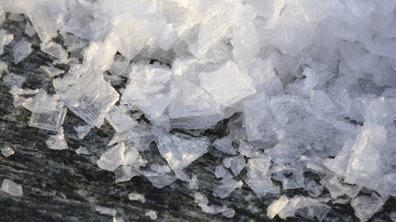 A close up of Maldon sea salt