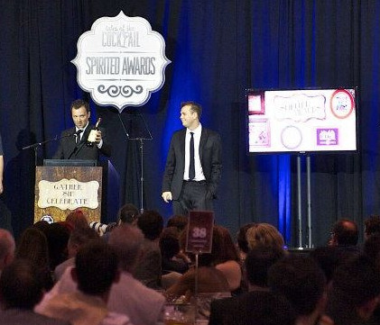 Columnist Simon Ford (far right) co-hosted last year's Spirited Awards at Tales of the Cocktail.
