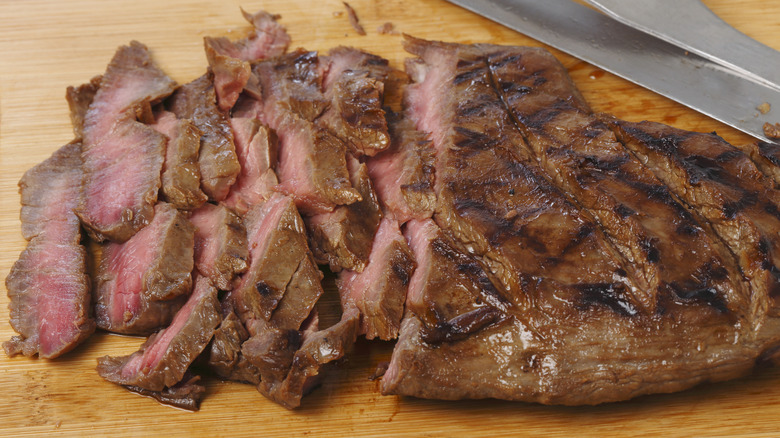 London broil cut against the grain