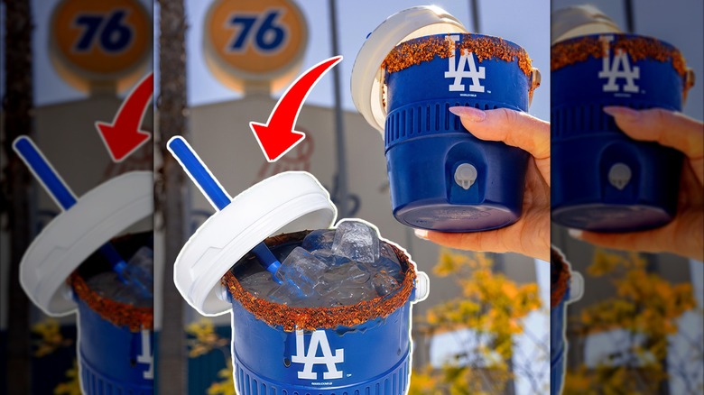 Watermelon Habanero Margarita in specialty cooler cup