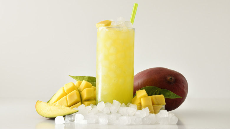 A mango slushie.