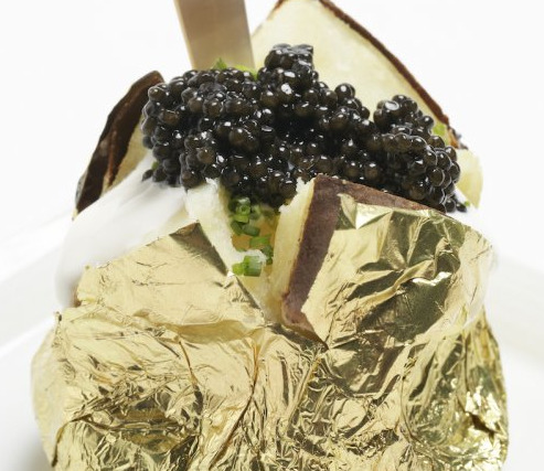 Feeling indulgent for the Oscars? Try out these potatoes with caviar and crème fraîche.