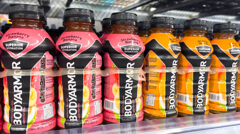 BodyArmor drinks on a store shelf