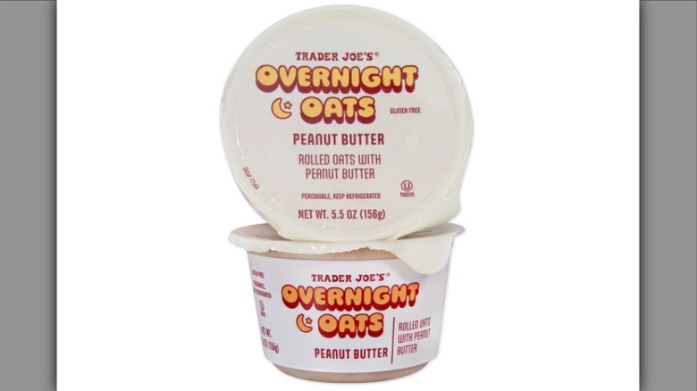Trader Joe's Peanut Butter Overnight Oats