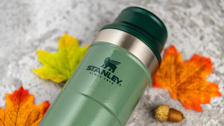 A Stanley water bottle