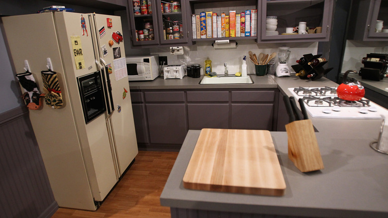 A fan-exhibit of Jerry Seinfeld's kitchen in Seinfeld