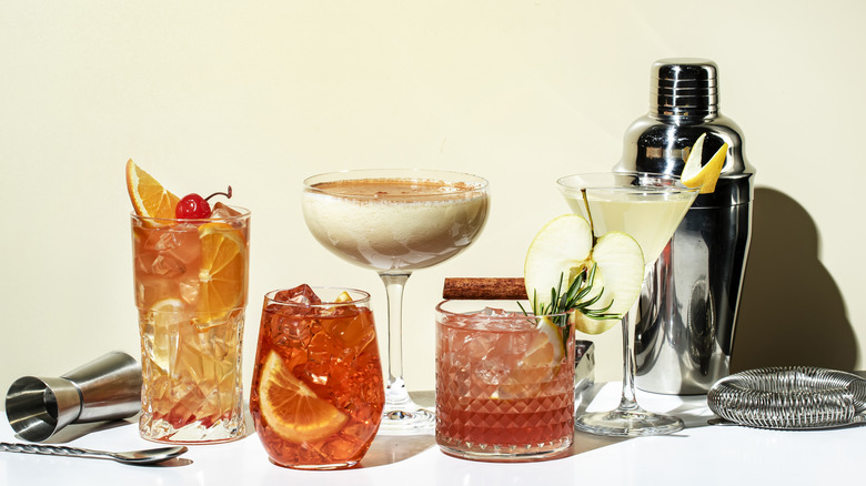 Shaken and stirred cocktails