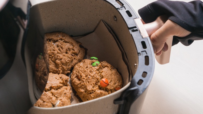 Cookies made in an air fryer