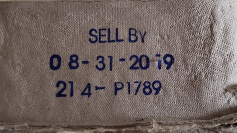 egg carton Julian date