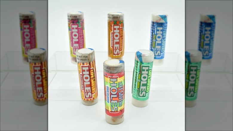 Tubes of Life Savers Holes.