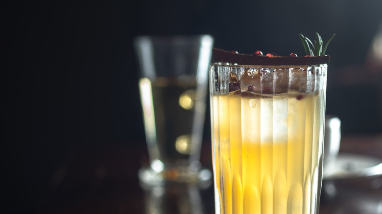 Bourbon John Collins cocktail.