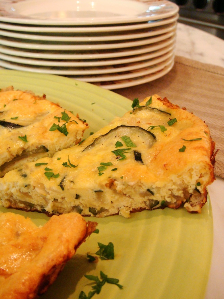 Zucchini and Onion Frittata Recipe