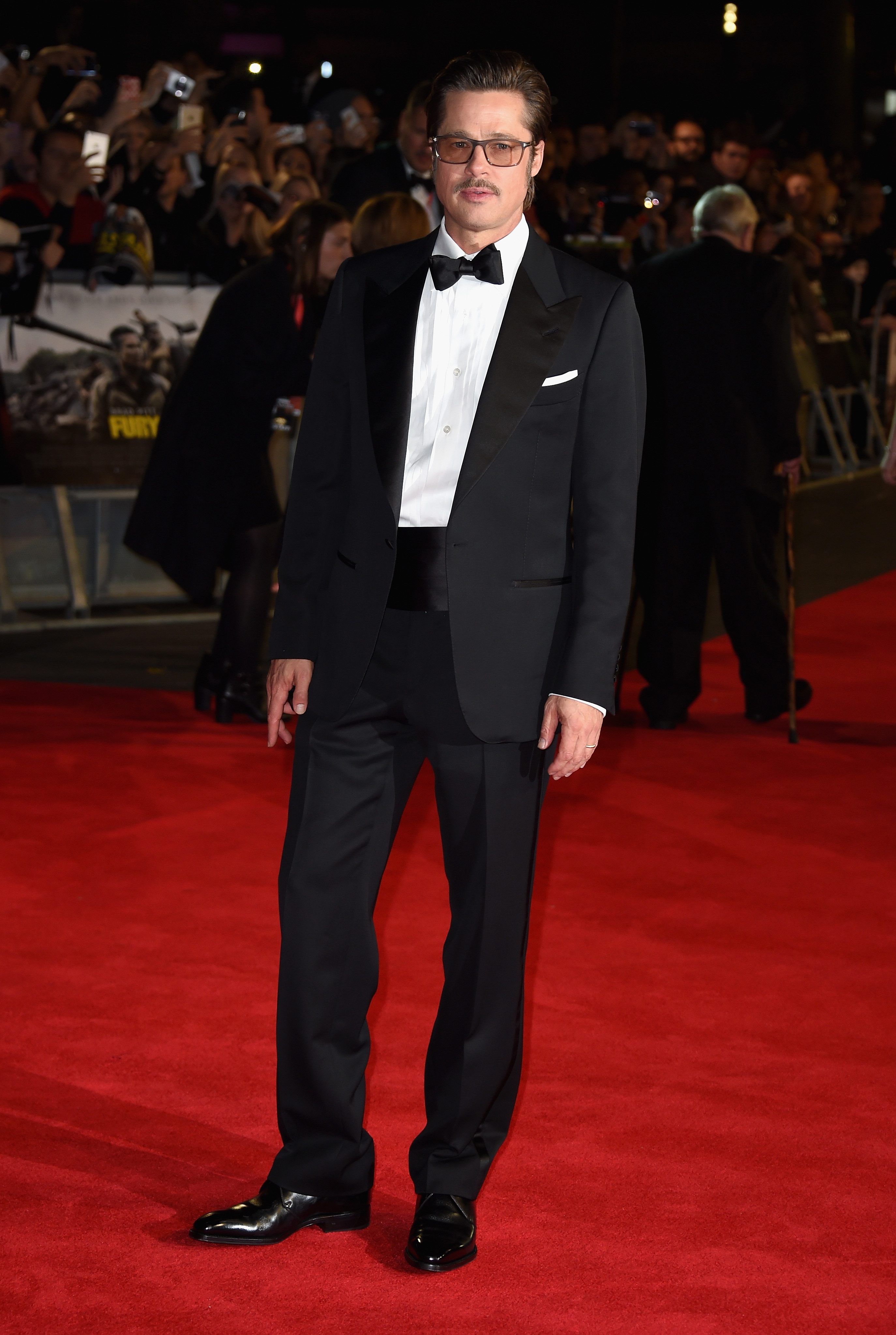 "Fury" - Closing Night European Premiere Gala Red Carpet Arrivals - 58th BFI London Film Festival