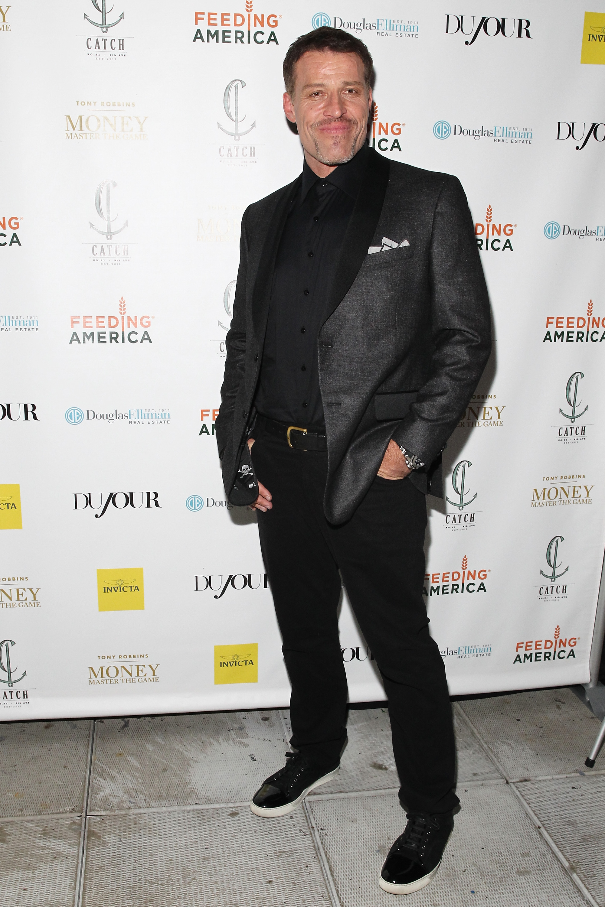 DuJour Magazine's Jason Binn, And Invicta Watches Welcome Tony Robbins To New York