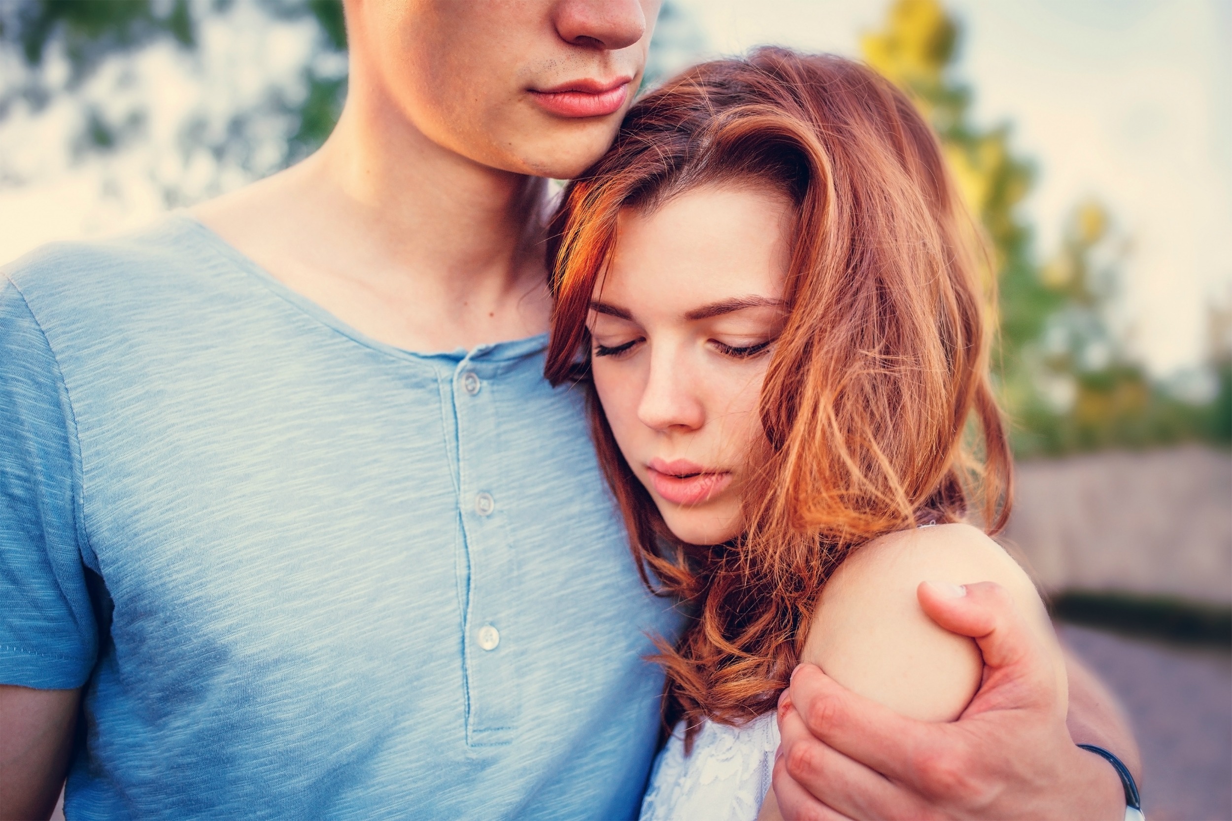 sad couple