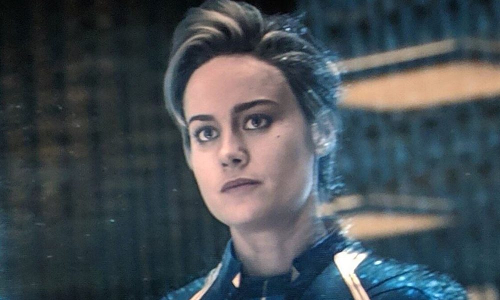 Brie Larson as Captain Marvel in Avengers Endgame