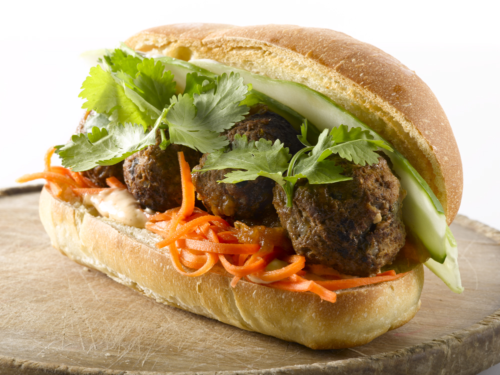 Num Pang Veal Meatball Sandwich Recipe Food Republic