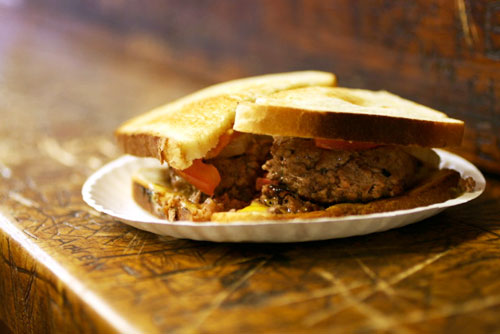 The Original Burger: Louis&#39; Lunch - Food Republic