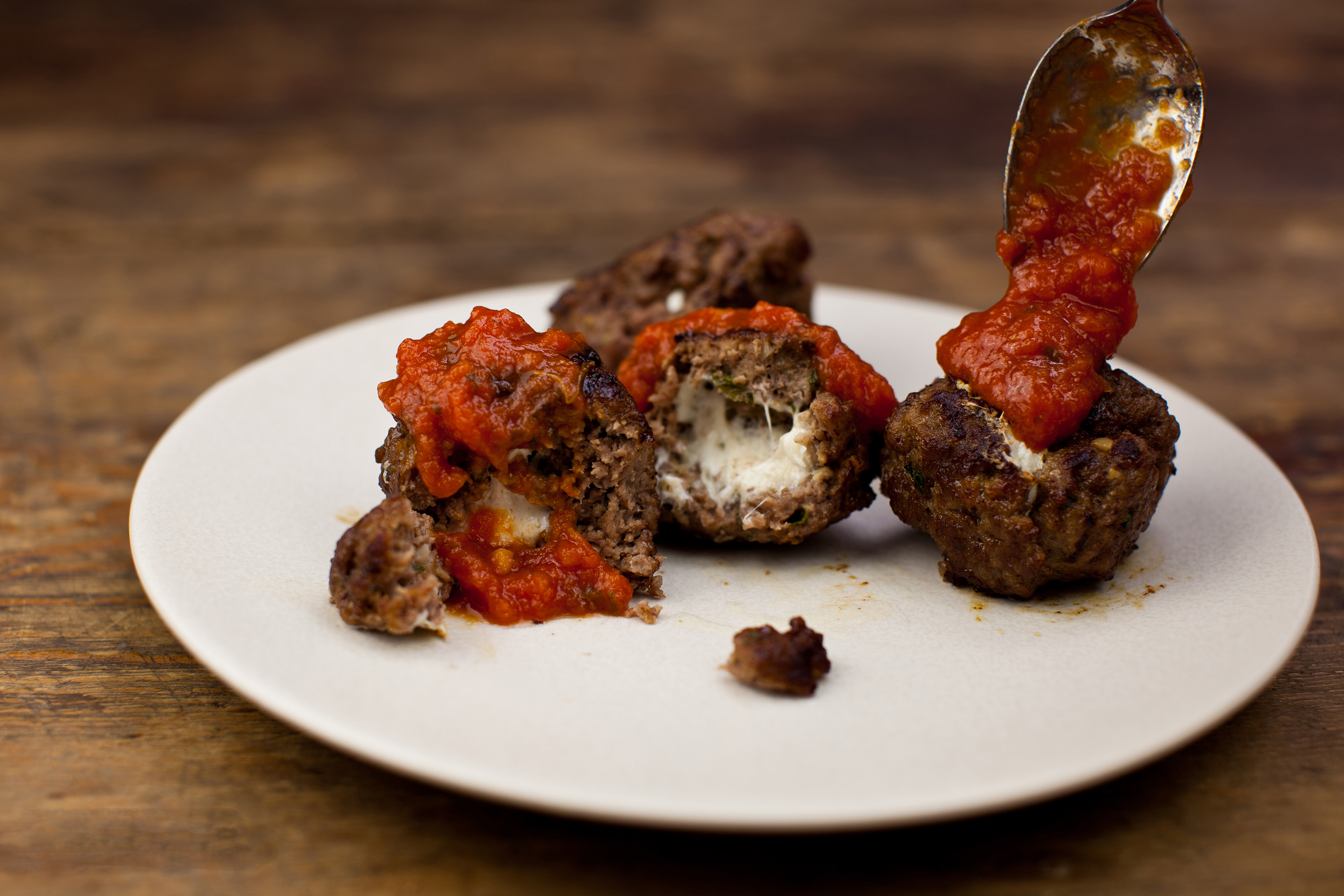 sauce the meatballs