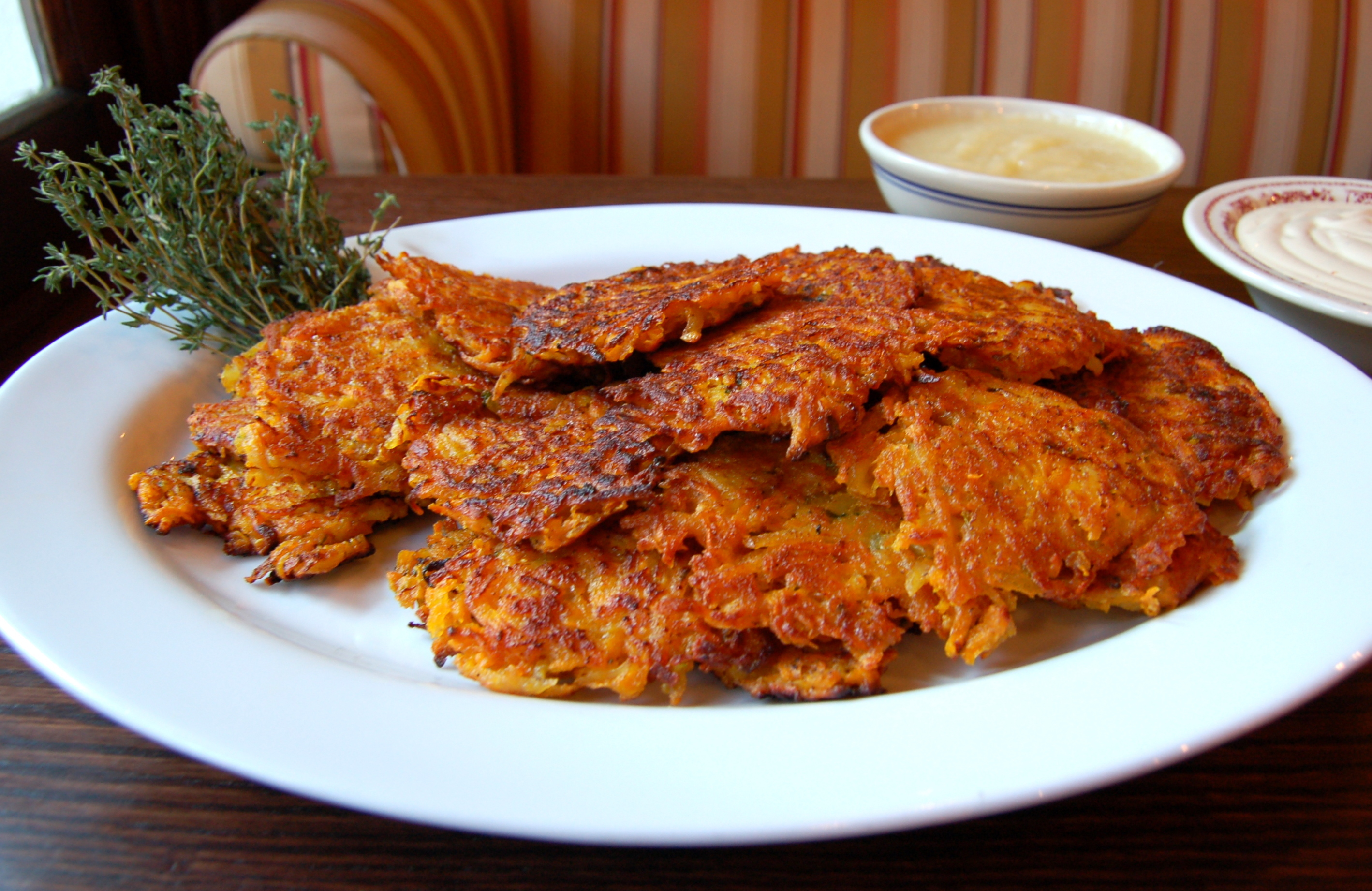 Sweet Potato Latkes Recipe - Food Republic