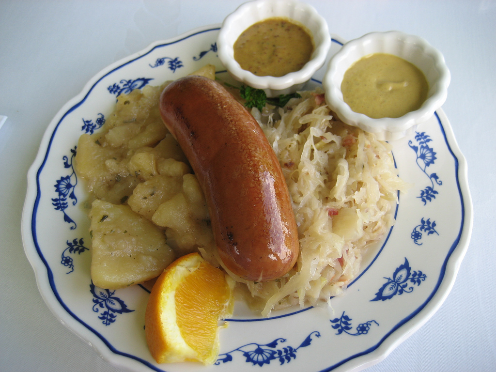german knackwurst sausage
