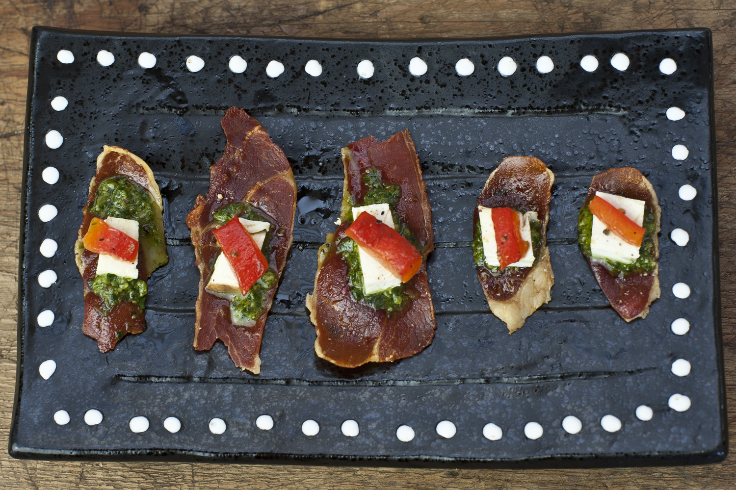 crispy prosciutto bites